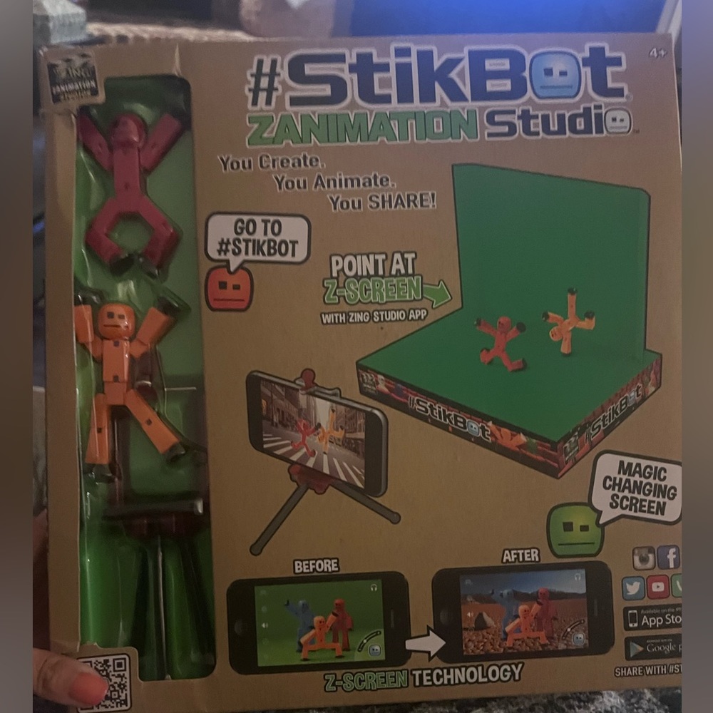 Zanimation Studio Playset - Orange & Pink